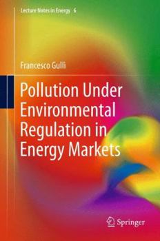 Hardcover Pollution Under Environmental Regulation in Energy Markets Book