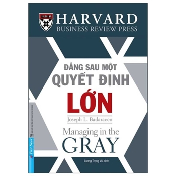 Paperback Managing in the Gray [Vietnamese] Book