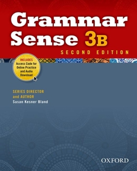 Paperback Grammar Sense 3b Student Book with Online Practice Access Code Card Book
