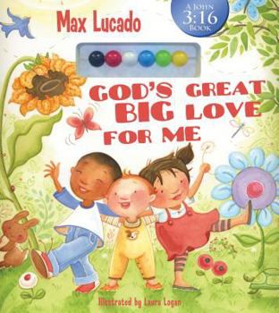 Hardcover God's Great Big Love for Me: A John 3:16 Book [With Interactive Colorful Beads] Book