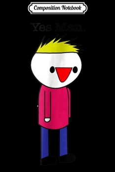 Paperback Composition Notebook: Yes Man. Journal/Notebook Blank Lined Ruled 6x9 100 Pages Book