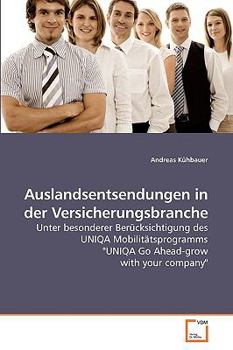 Paperback Auslandsentsendungen in der Versicherungsbranche [German] Book
