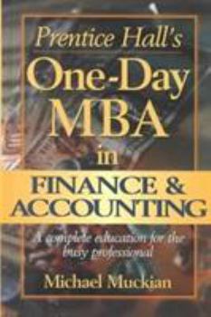 Hardcover One-Day MBA in Finance and Accounting Book