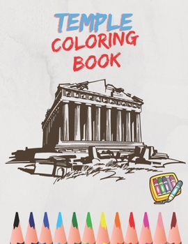 Paperback Temple Coloring Book