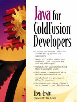 Paperback Java for Coldfusion Developers Book