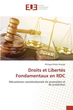 Paperback Droits et Libertés Fondamentaux en RDC [French] Book