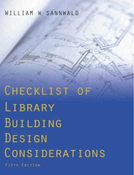 Paperback Checklist of Library Building Design Considerations Book