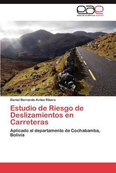 Paperback Estudio de Riesgo de Deslizamientos En Carreteras [Spanish] Book