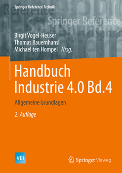 Hardcover Handbuch Industrie 4.0 Bd.4: Allgemeine Grundlagen [German] Book