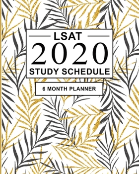 Paperback LSAT Study Schedule: 6 Month Planner for the Law School Admission Test (LSAT). Ideal for LSAT prep and Organising LSAT practice - Large (8 Book