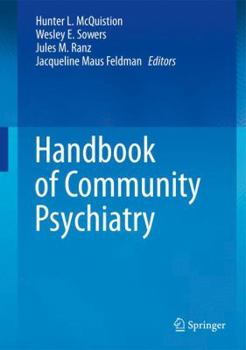 Paperback Handbook of Community Psychiatry Book