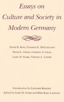 Hardcover Essays on Culture and Society in Modern Germany Book