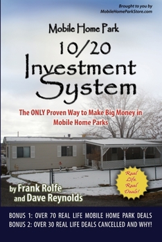 Paperback Mobile Home Park 10/20 Investment System Book