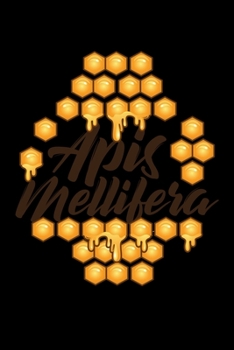 Apis Mellifera: Journal / Notebook / Diary Gift - 6”x9” - 120 pages - White Lined Paper - Matte Cover