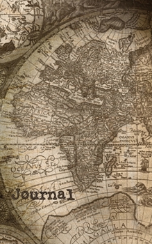 Journal: Vintage Map Lined Journal