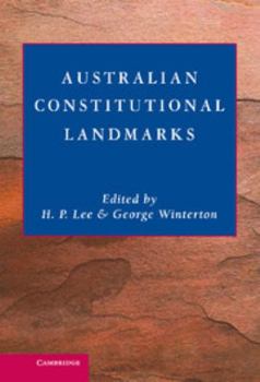 Hardcover Australian Constitutional Landmarks Book