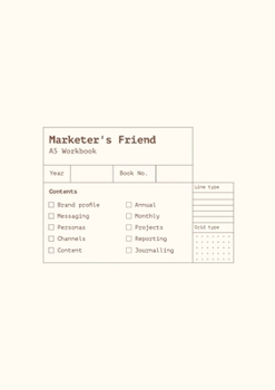 Paperback Marketer's Friend: A Brand Marketer's Workbook Book