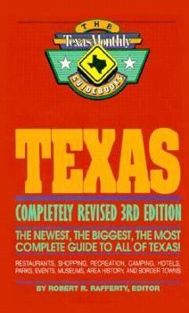 Hardcover Texas: The Texas Monthly Guidebook Book