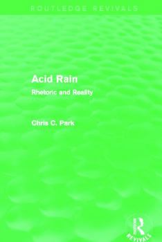 Paperback Acid Rain (Routledge Revivals): Rhetoric and Reality Book