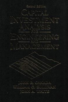 Hardcover Capital Investment Analysis for Engineering and Management Book