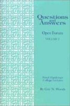 Paperback Questions & Answers: Open Forum Book