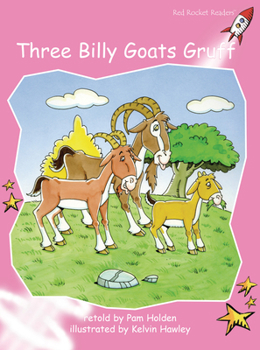 Paperback Three Billy Goats Gruff (Red Rocket ™ Readers Pre-Reading Level) Book