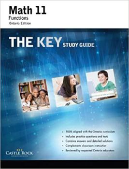 Paperback The Key Study Guide Math 11 Functions Book