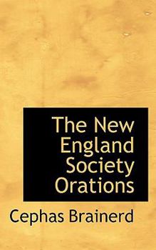 Paperback The New England Society Orations Book