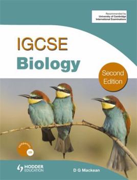 Paperback Igcse Biology. Don Mackean Book