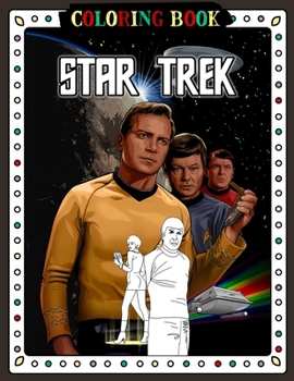 Paperback Star Trek Coloring Books Book