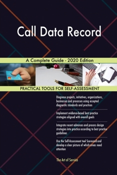 Paperback Call Data Record A Complete Guide - 2020 Edition Book