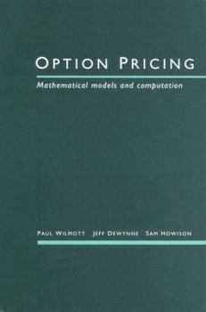 Hardcover Option Pricing: Mathematical Models and Computation Book