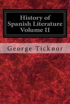 Paperback History of Spanish Literature Volume II Book