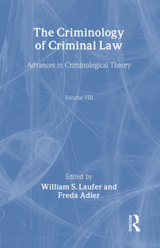 Hardcover The Criminology of Criminal Law Book