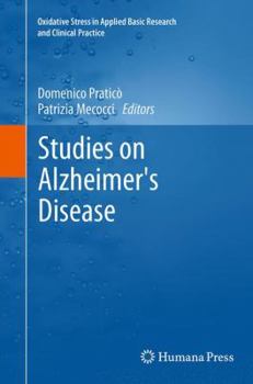 Paperback Studies on Alzheimer's Disease Book