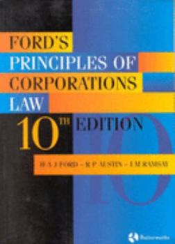 Paperback Ford's Principles of Corporations Law Book