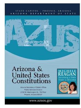 Paperback Arizona and United States Constitution Book