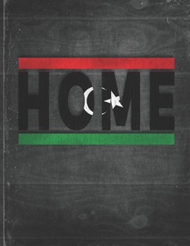 Home: Libya Flag Personalized Retro Gift for Libyan Retired Coworker Friend Party  Undated Planner Daily Weekly Monthly Calendar Organizer Journal