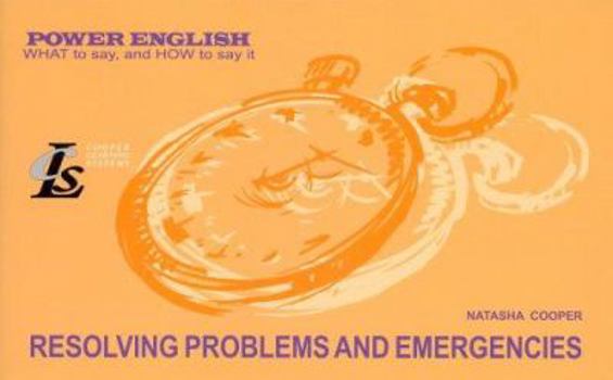 Paperback Resolving Problems and Emergencies Book