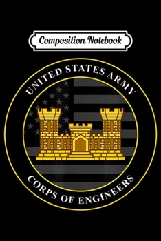 Composition Notebook: Army Corps of Engineers USACE  Journal/Notebook Blank Lined Ruled 6x9 100 Pages