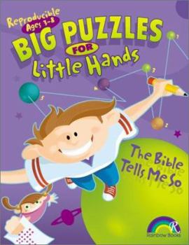 Paperback Big Puzzles for Little Hands: The Bible Tells Me So Book