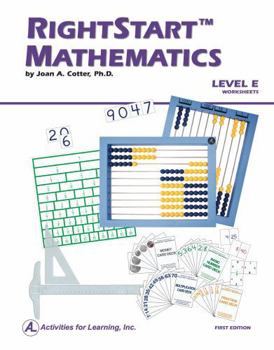Unknown Binding Rightstart Mathematics Level E: W E Worksheets Book