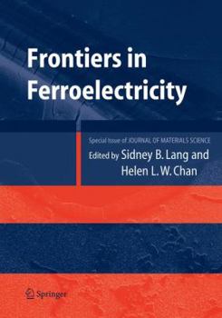 Paperback Frontiers of Ferroelectricity: A Special Issue of the Journal of Materials Science Book