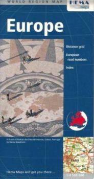 Europe Country Map by Hema (English, Spanish, French, Italian and German Edition)