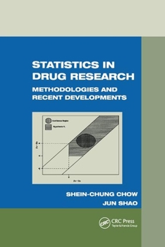 Paperback Statistics in Drug Research: Methodologies and Recent Developments Book