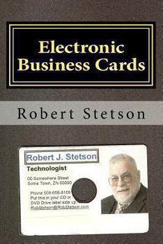 Paperback Electronic Business Cards Book