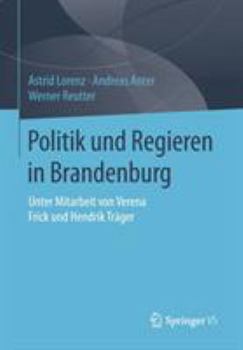 Paperback Politik Und Regieren in Brandenburg [German] Book