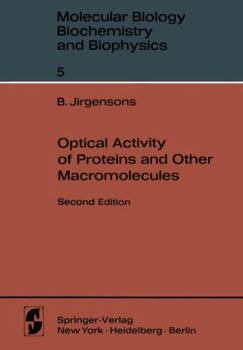 Paperback Optical Activity of Proteins and Other Macromolecules Book