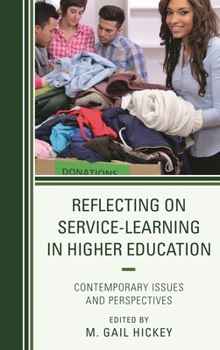 Paperback Reflecting on Service-Learning in Higher Education: Contemporary Issues and Perspectives Book