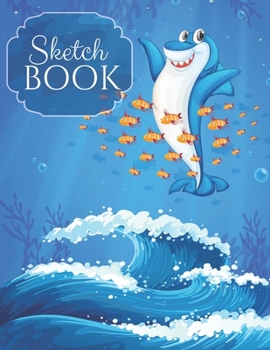 Sketchbook: Funny Sketchbook for kids, Notebook for Sketching, Drawing and Doodling, Large 8.5 x 11 inch, 110 Blank Pages